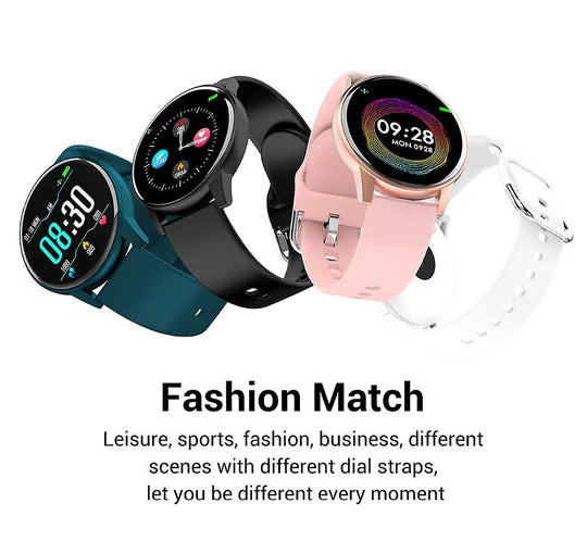 Watches smart watch women Sleep Blood pressure heart rate monitor Smart Watches Black